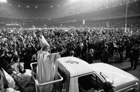 John Paul II at Shea Stadium, Queens, N.Y., October 1979