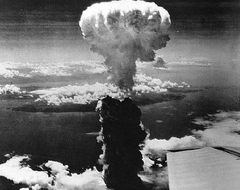 On August 9, 1945, the American B-29 bomber, Bock's Car left Tinian carrying Fat Man, a plutonium implosion-type bomb. Of the 286,00 people living in Nagasaki at the time of the blast, 74,000 were killed and another 75,000 sustained severe injuries.