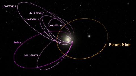 Teoretický fyzikální model Caltechu pro výpočet dráhy Planety X. Masivní těleso s gravitací převyšující všechny ostatní planety NEPOCHYBNĚ EXISTUJE. Nemusí ale platit předpoklad, že je součástí Sluneční soustavy. Tzv. Planeta X tudíž nemusí obíhat okolo Slunce… a to je největší slabina tohoto výpočtu. Zdroj: Konstantin Batygin, www.caltech.edu