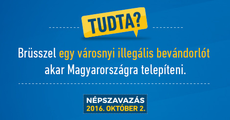 Quota referendum in Hungary: Brussels wants to settle Hungary cities with illegal immigrants